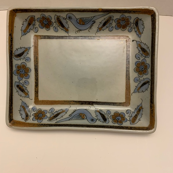 "El Palomar Blue"
 
- Rectangular Tray, 10 1/8" x 8 3/8"- - Picture 3 of 5